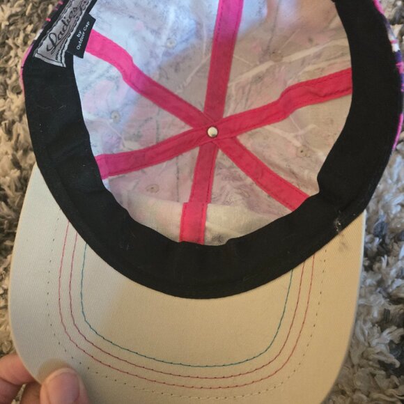 🧢 Ladies' Fit Muddy Girl Pink & Purple Camouflage Cap - Picture 5 of 5